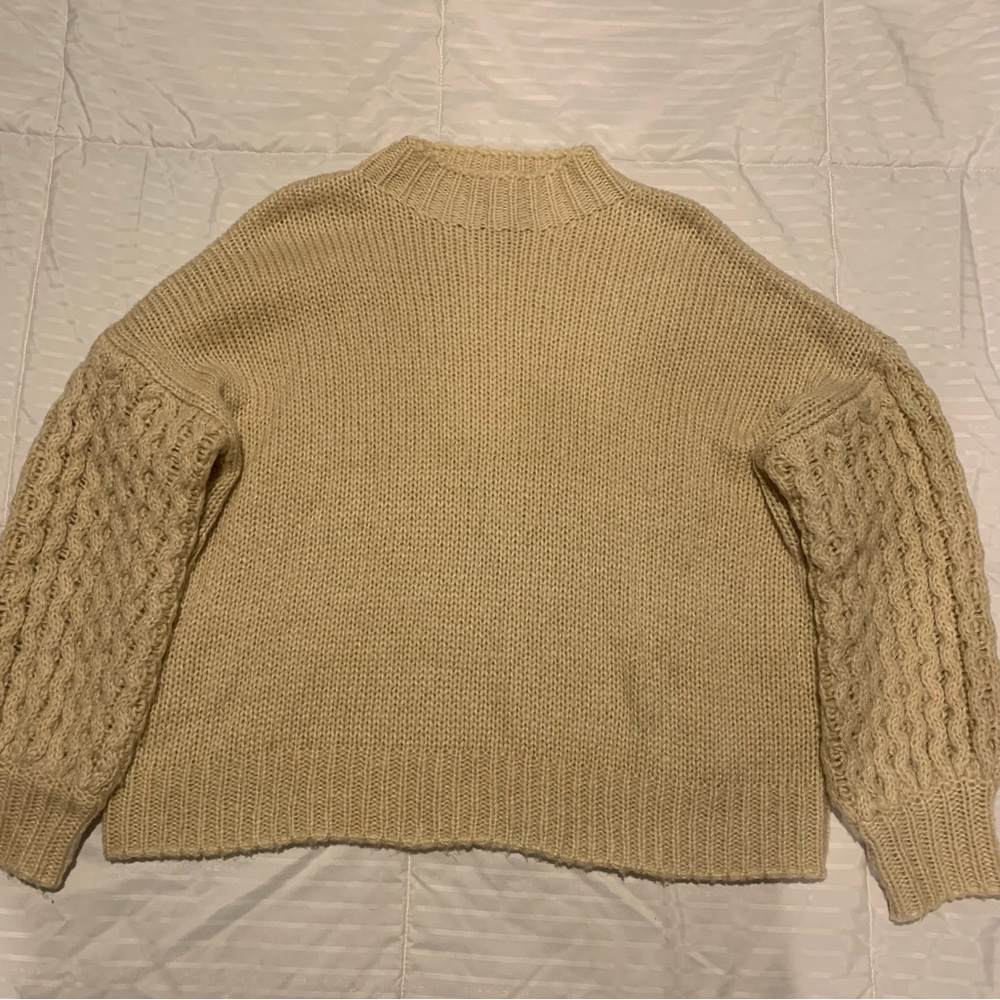 Mock Neck Knit Sweater